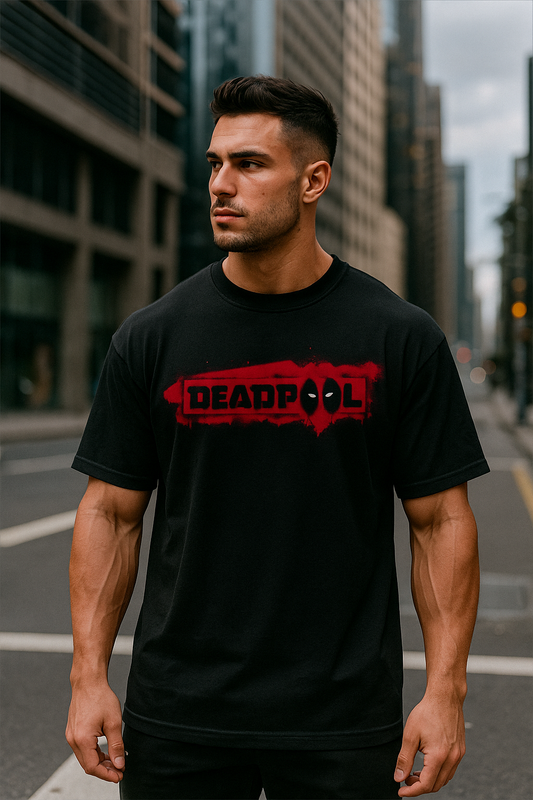 Deadpool Edition Unisex Oversized Classic T-Shirt