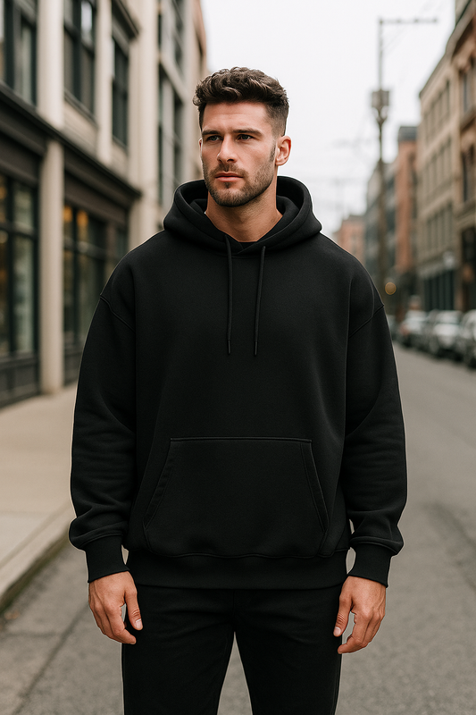 Unisex Plain Oversized Hoodie