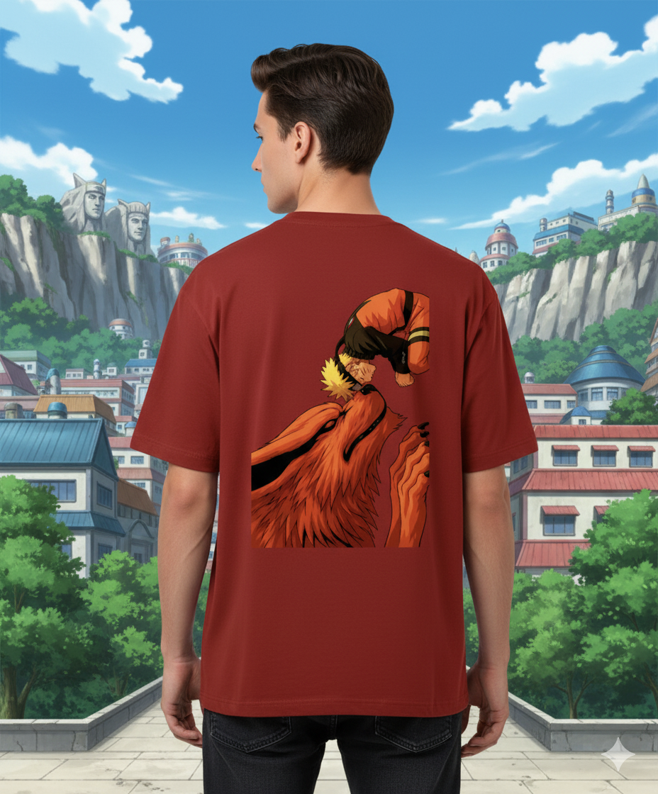 Naruto Dragon Unisex Oversized Classic T-Shirt
