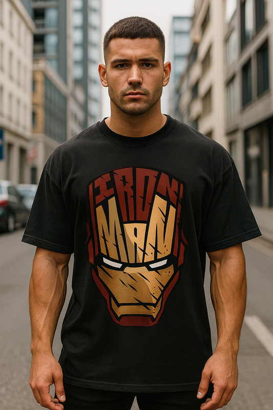 Iron Man Unisex Oversized Classic T-Shirt