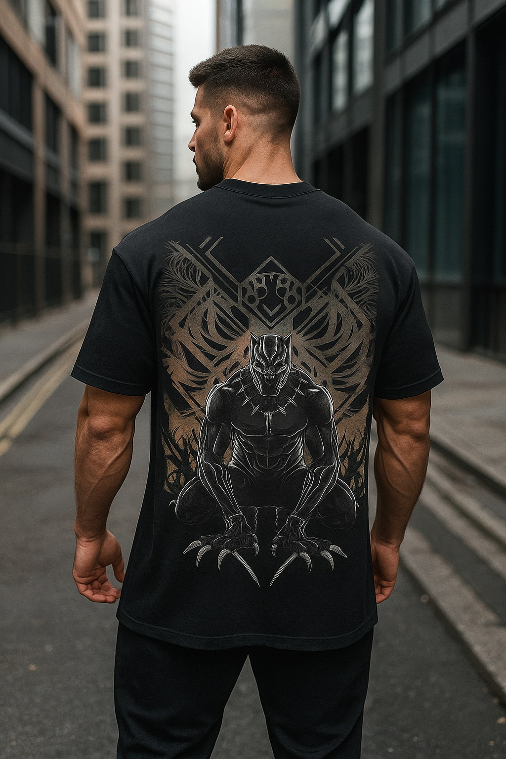 Black Panther Edition Unisex Oversized Classic T-Shirt