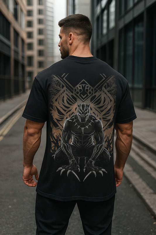 Black Panther Edition Unisex Oversized Classic T-Shirt