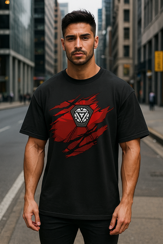 Iron Man Oversized T-Shirt – Unisex Classic Streetwear Edition