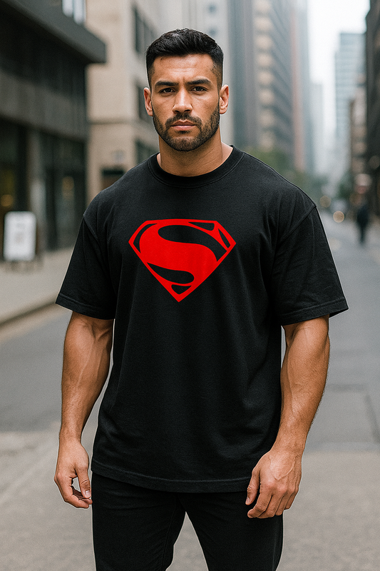 Superman Unisex Oversized Classic T-Shirt