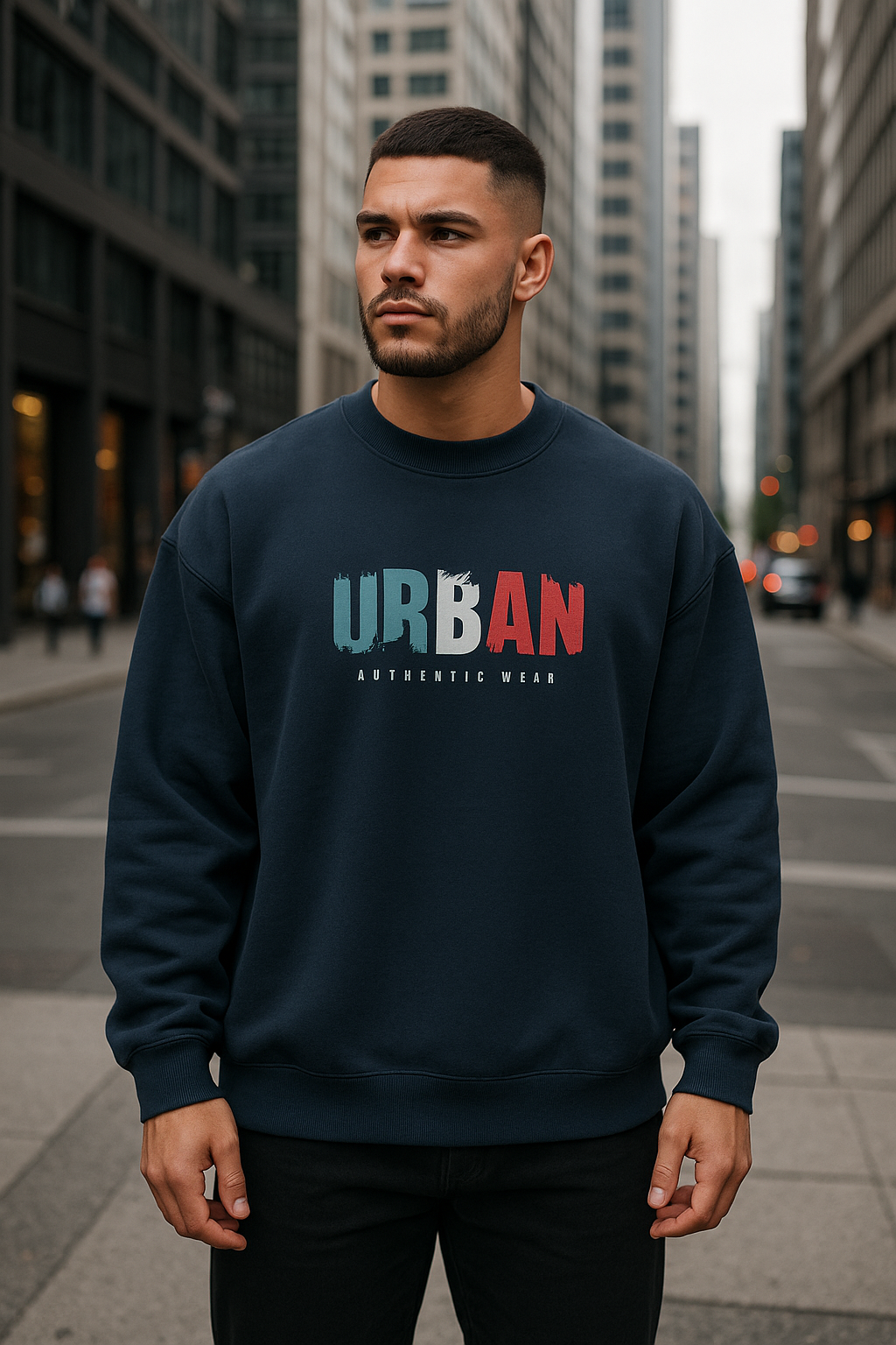 Urban Authentic Wear Unisex Sweatshirt