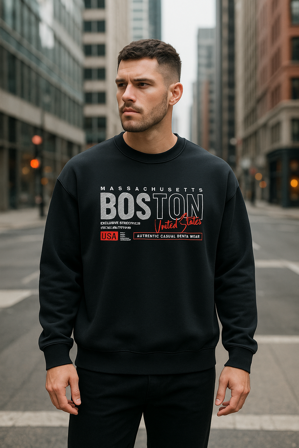 Boston United States Unisex Sweatshirt
