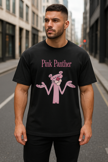 Pink Panther Attitude Unisex Oversized Classic T-Shirt