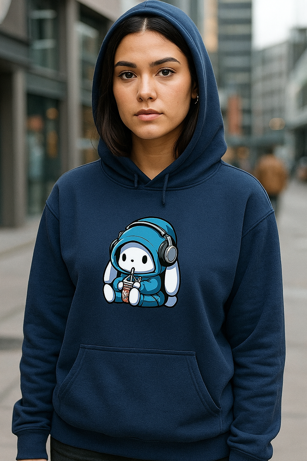 Women's Cute Bunny Hoodie