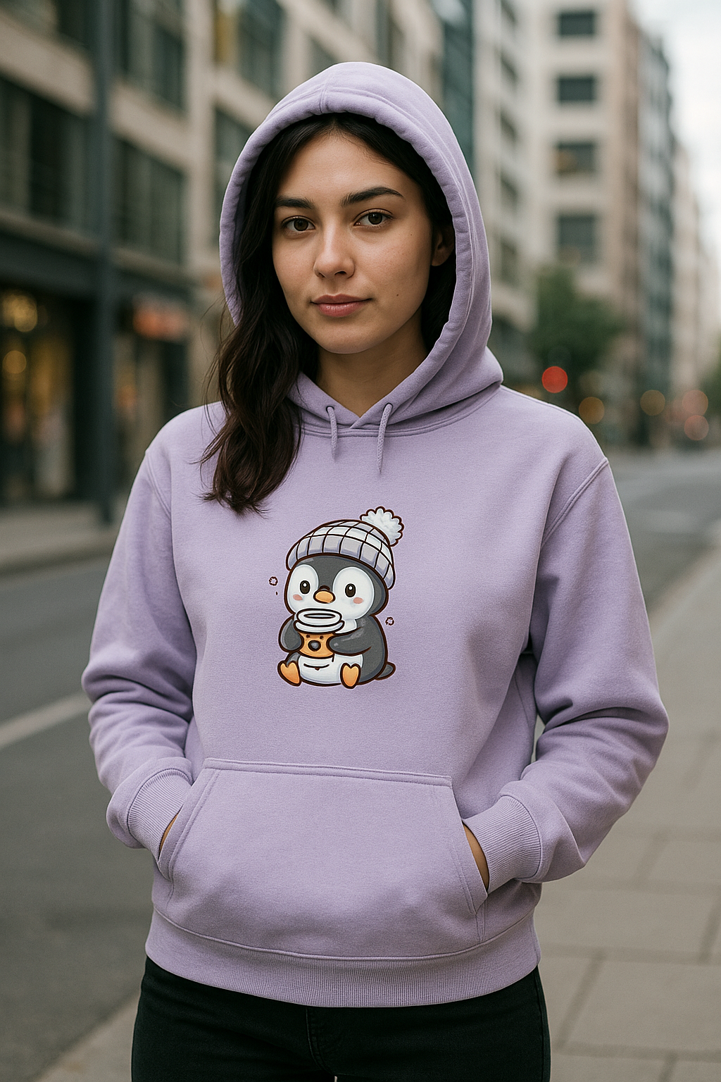 Women's Baby Penguin Hoodie