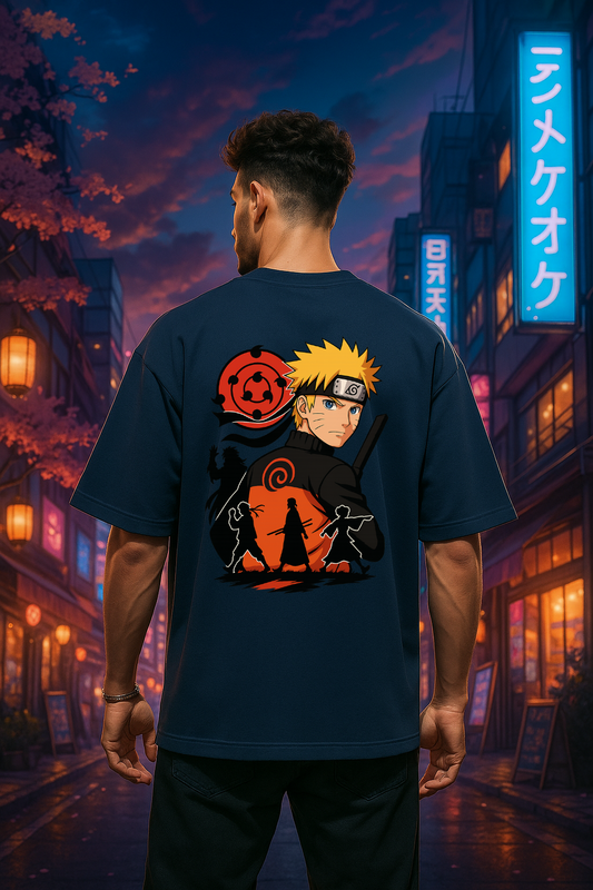 Naruto Oversized T-Shirt – Unisex Ninja Streetwear Drop