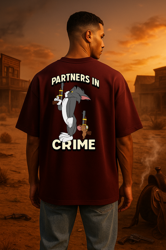 Tom & Jerry Oversized T-Shirt – Partners in Crime Edition