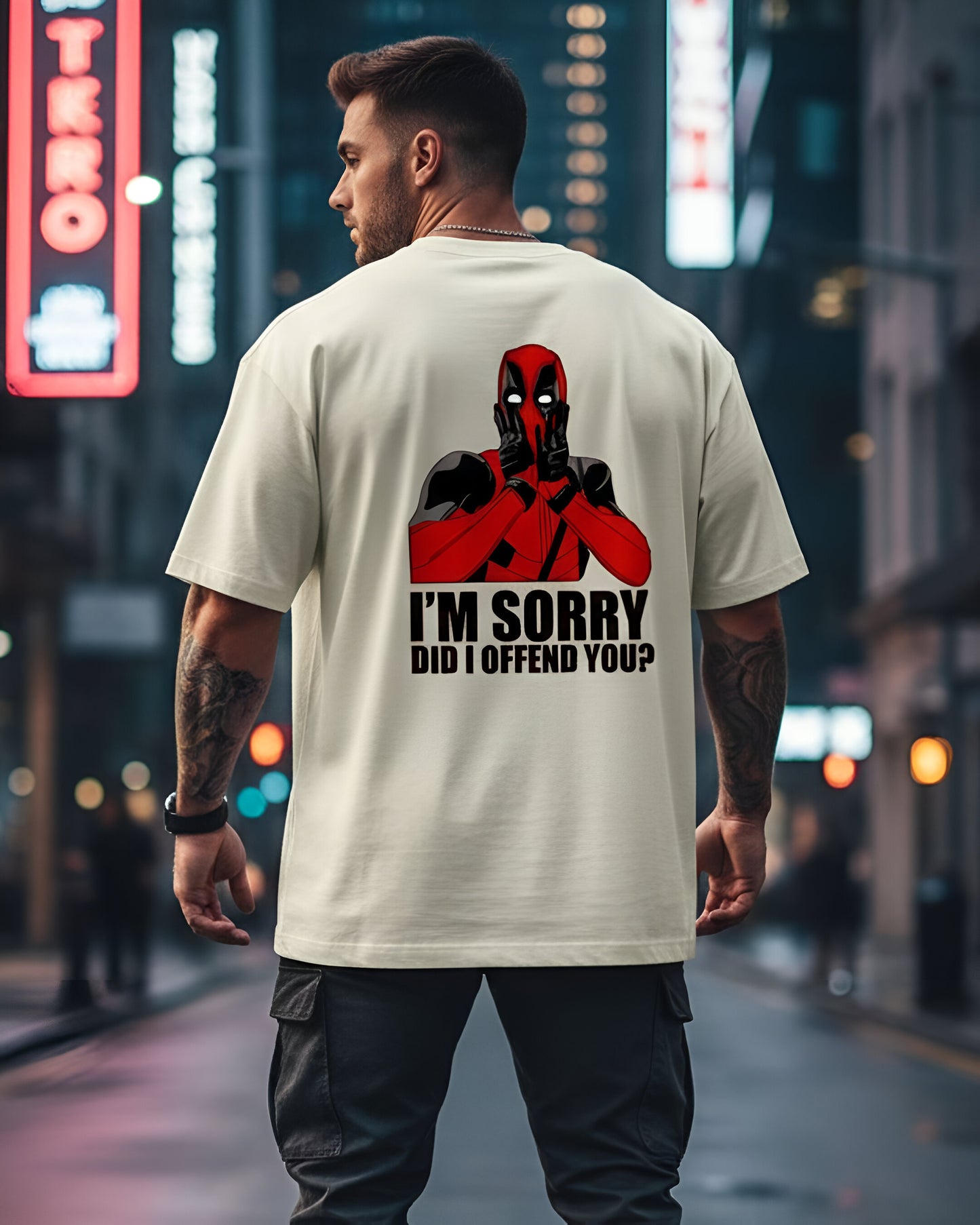Deadpool Unisex Oversized T-Shirt