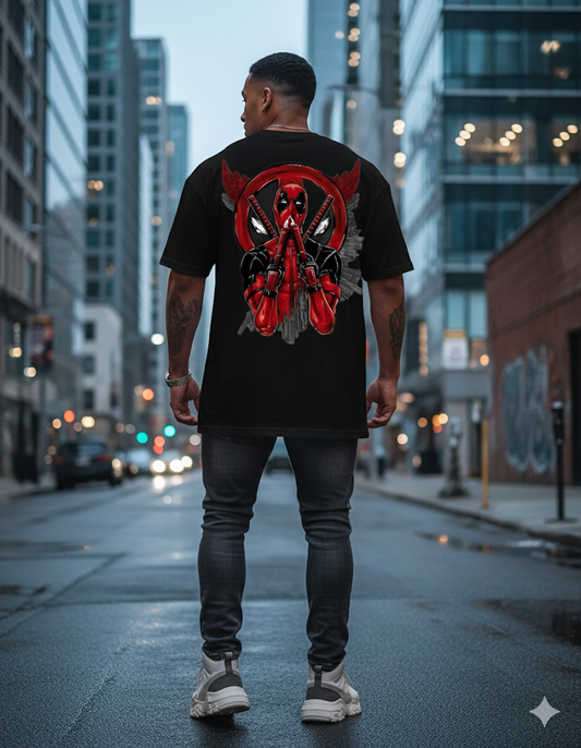Deadpool Edition Unisex Oversized Classic T-Shirt